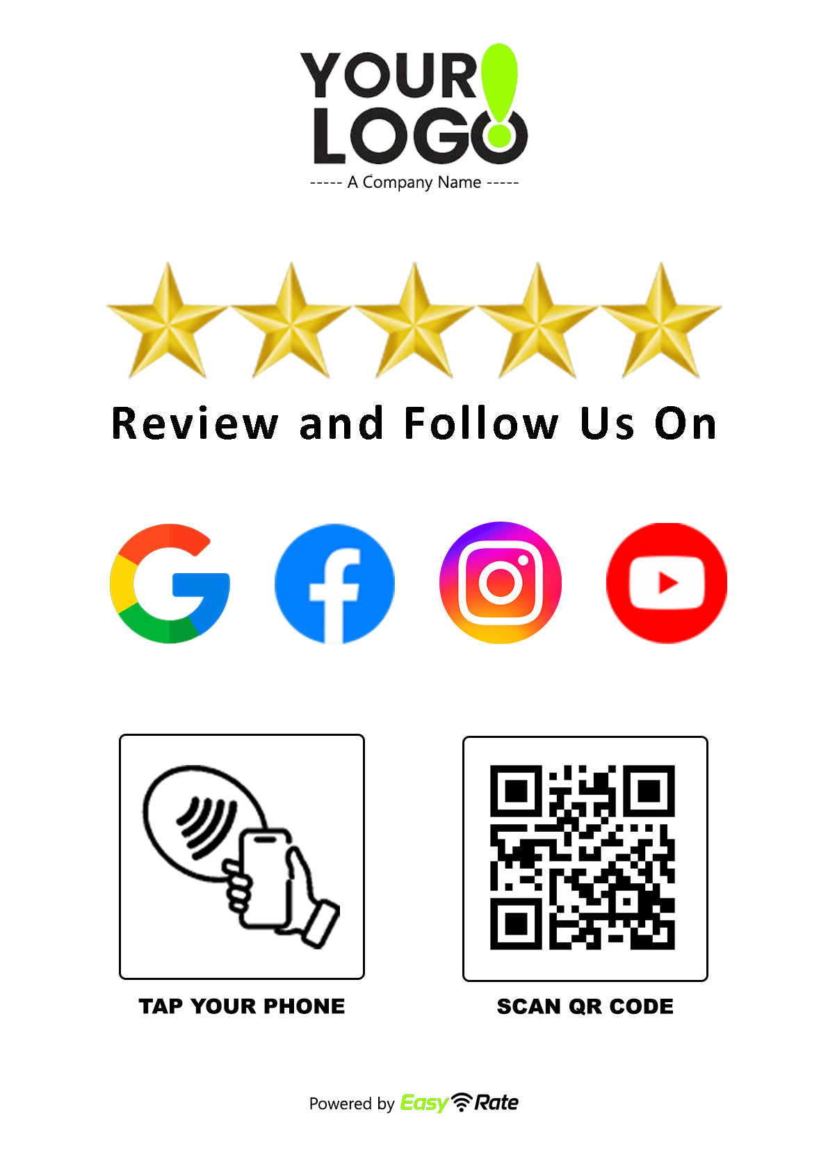 QR and NFC Multi Link Pro Pedestal Stand