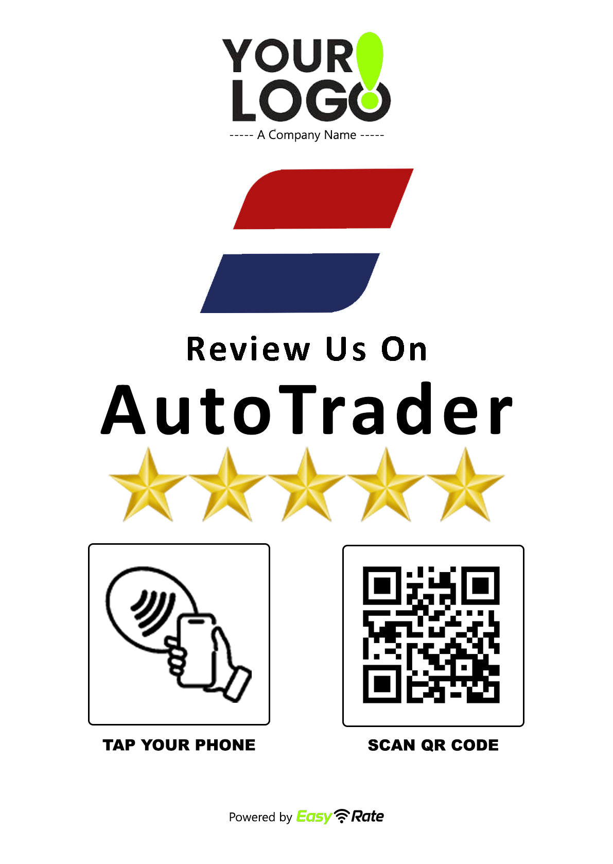 QR and NFC AutoTrader Review Classic Slant L-Stand