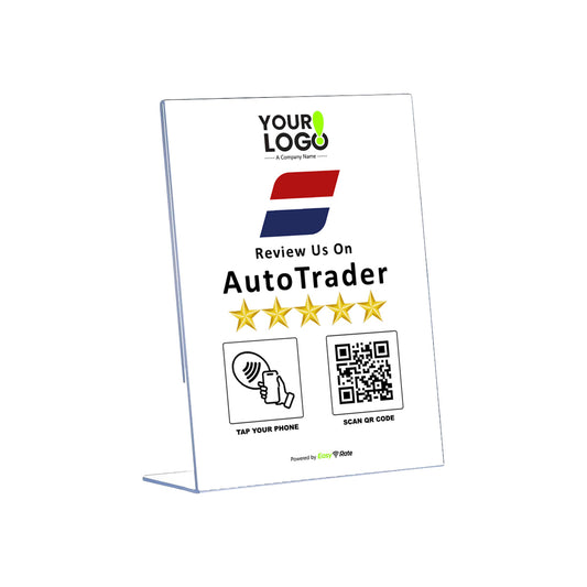 QR and NFC AutoTrader Review Classic Slant L-Stand