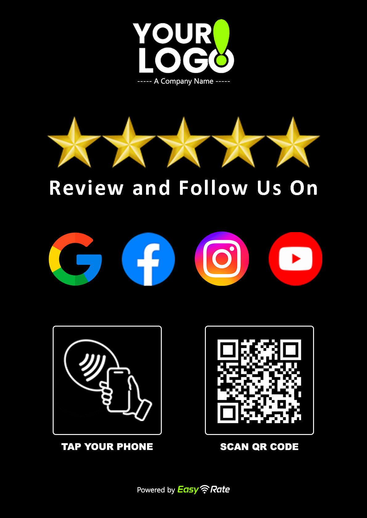 QR and NFC Multi Link Pro Pedestal Stand