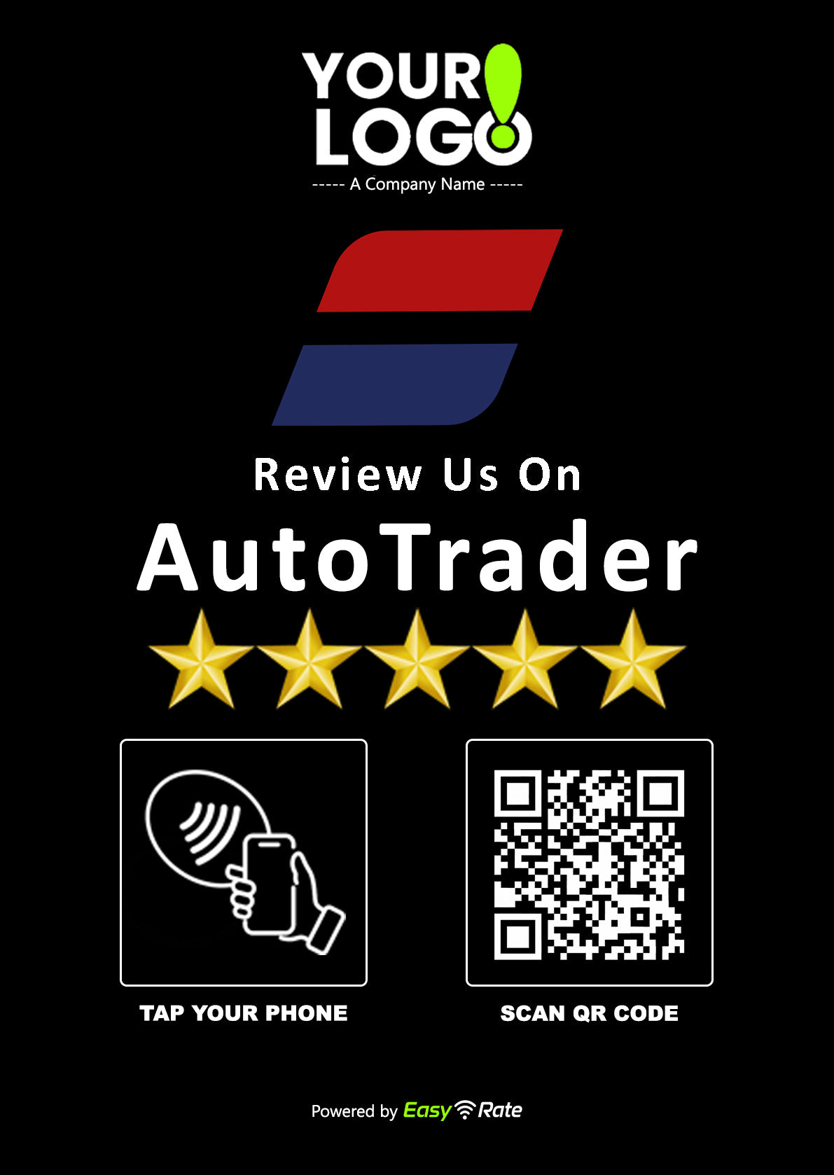 QR and NFC AutoTrader Review Classic Slant L-Stand